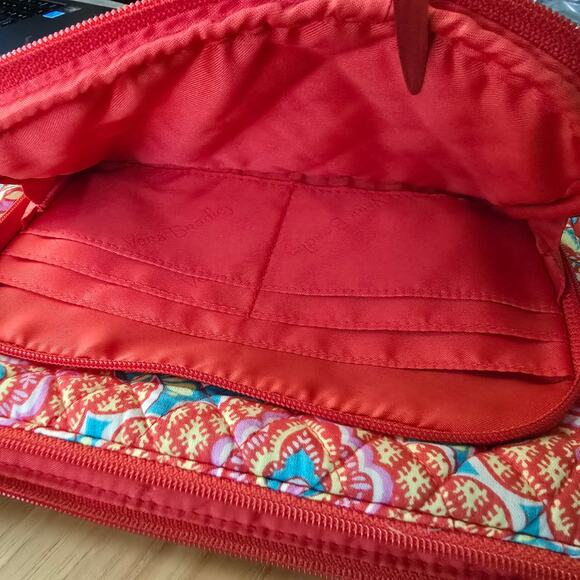 Vera Bradley Crossbody Paisley in Paradise Quilted Pink Bag Adjustable Purse - Picture 6 of 12